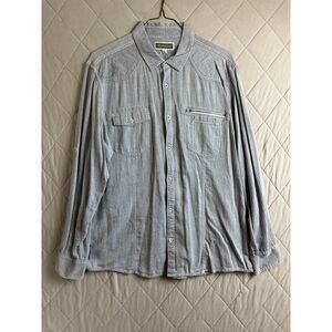 INC International Concepts Button Up‎ Men's XXL Long Sleeve